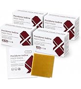 Disposable Iodine Wipes, Individually Wrapped Medical Iodophor Pads Bulk, Povidone Skin Prep Wipe...