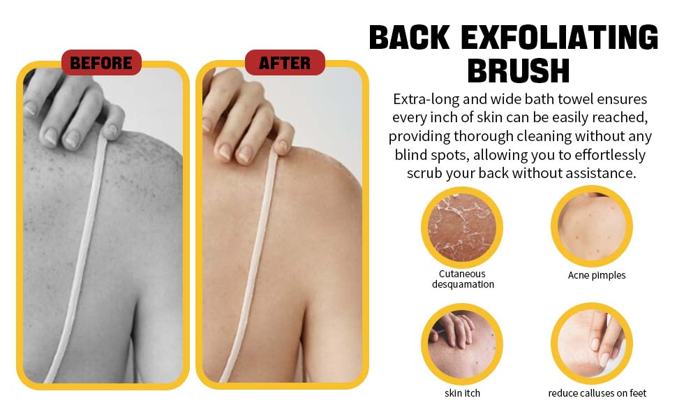 blissal exfoliating shower towel