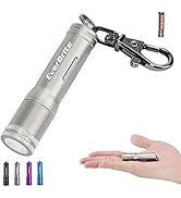EverBrite Mini LED Flashlight High Lumen Keychain EDC Flashlight, Small Pocket Pen-Light for Hurr...