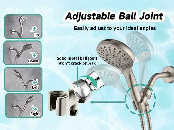 shower head with handheld combo