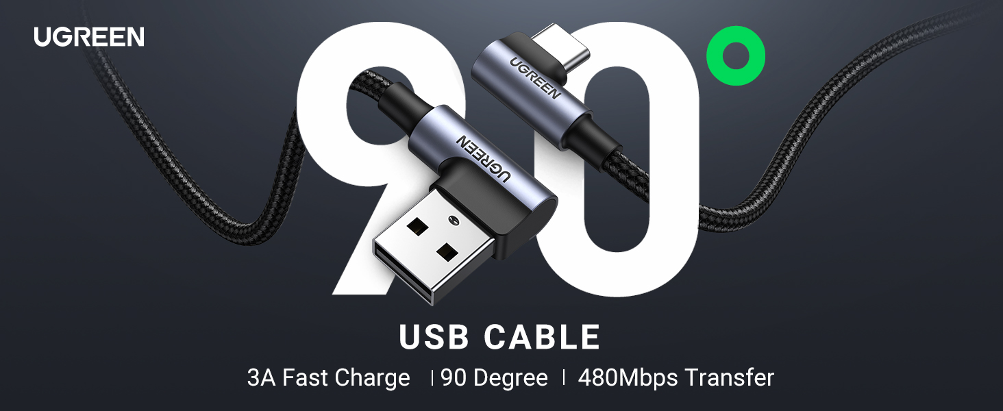 usb c cable 90 degree