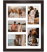 DUENPY 11x14 Collage Picture Frame 4x6 Collage Picture Frame Displays Five 4x6 inch Photos or 11x...