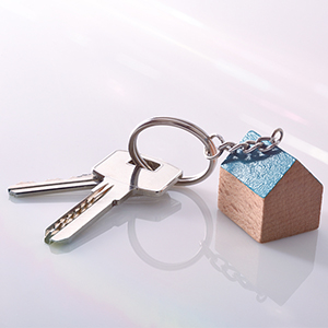 Nickel Plated Chain Silver Key Ring