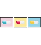 Haus and Hues Framed Pop Art, Bedroom Decor Aesthetic, Wall Decor Teen Girls Bedroom Wall Art For...