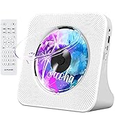 Portable CD Player with Bluetooth, Gueray Desktop CD Music Players for Home Built-in Double HiFi ...