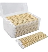 500/1000PCS Gun Cleaning Swabs - 6 Inch Bamboo Handled Pistol Swabs - Highly Absorbent, Lint Free...