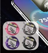 Gery 4FT 4-in-1 USB-C Cable with Breathing Light, PD 5A Fast Charging &amp; Data Sync, Compatible wit...