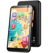 AGPTEK 80GB MP3 Player for Kids with Bluetooth and WiFi, T07S 4'' Music Player with Parental Cont...