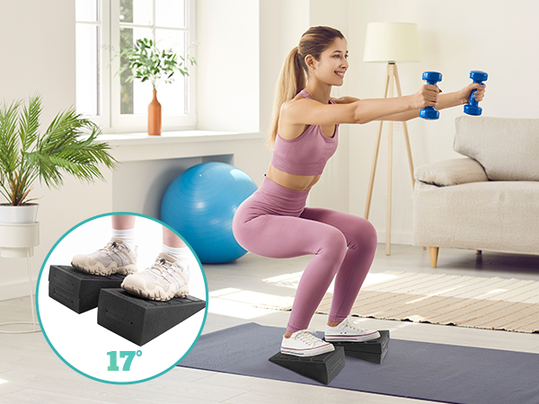 slant board for calf stretching