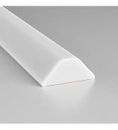Risunpet Collapsible Shower Threshold Water Dam, Shower Door Water Dam Barrier, Dry and Wet Separ...