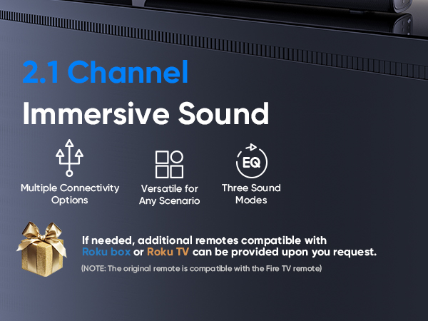 sound bar with subwoofers