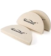 NEWISHTOOL 3 PCS Wool Felt Squeegee Window Tint Tools, Scratch Free Soft Woolen Squeegee for Viny...