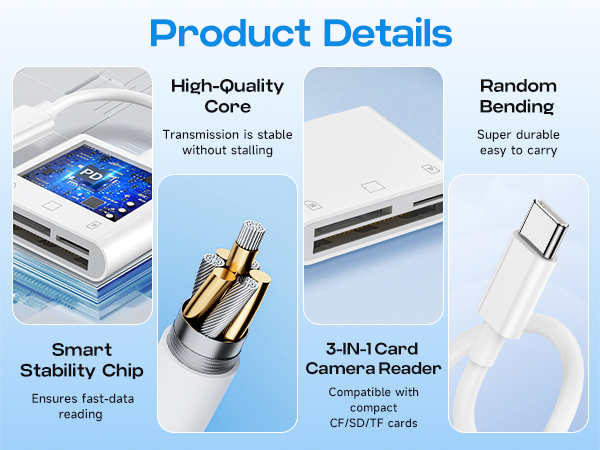 usb c card reader for iphnoe usb c memory card reader camera adapter to iphone digital camera