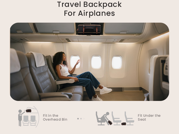 Travel Backpack for Women &amp; Men, Airline Approved Carry On Luggage