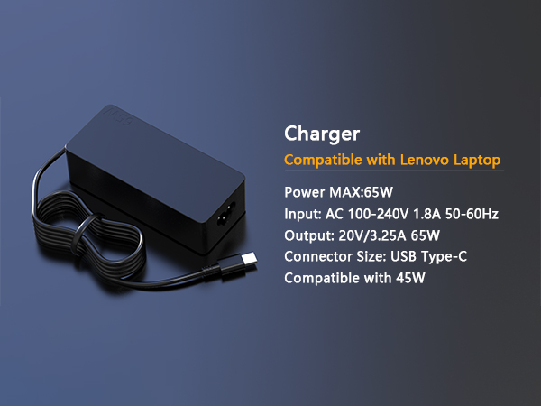 Compatible with Lenovo Charger