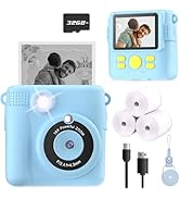 ESOXOFFORE Kids Camera Instant Print, Christmas Birthday Gifts for Kids Age 3-12, Selfie Digital ...