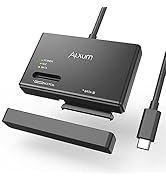 M.2 NVMe SATA HDD Enclosure - USB 3.2 Gen 2 PCle 10Gbps Hard Drive Reader Supports SSD Trim Instr...