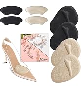 Ashoesert Metatarsal Pads Ball of Foot Cushions Heel Inserts for Women, Heel Grips Liners for Loo...