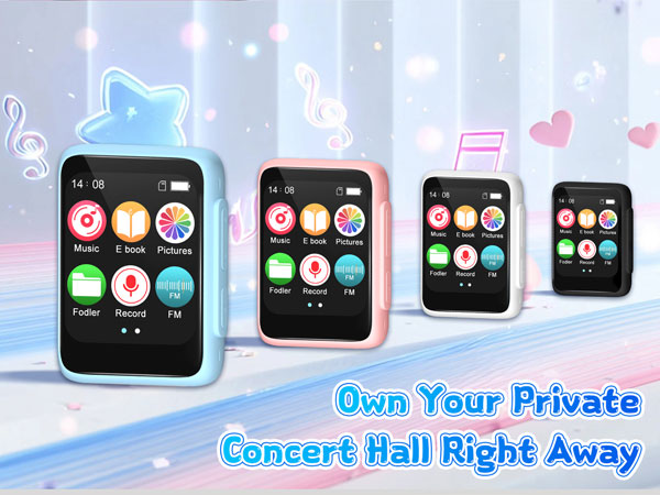 mp3 player with fm radio, mp3 player with speaker, usb mp3 player, mp3 player no wifi