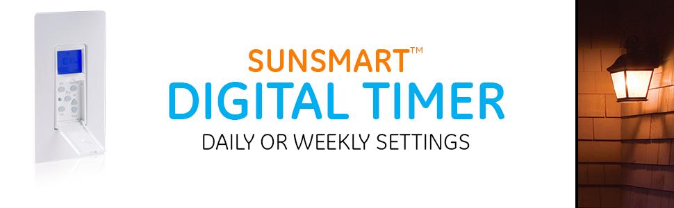 in wall digital timer