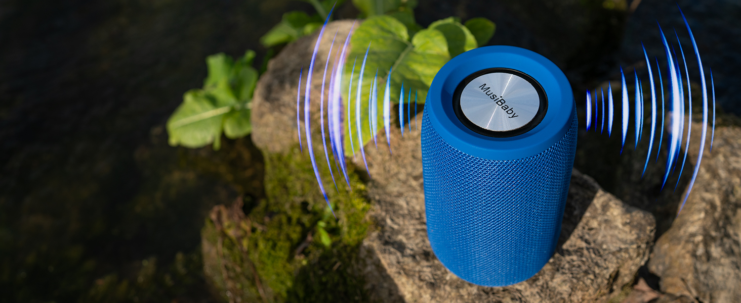 durable bluetooth speaker waterproof rugged build musibaby portable outdoor quality 360 sound design