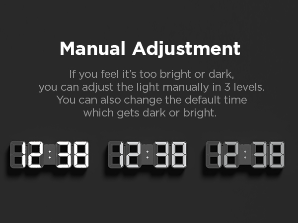 Manual Adjustment