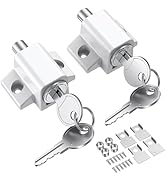 2 Pcs Sliding Door Window Locks, Window Locks for Horizontal Sliding Windows, Patio Sliding Door ...
