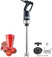 VEVOR Commercial Immersion Blender, 750W 20" Heavy Duty Hand Mixer, Variable Speed Kitchen Stick ...