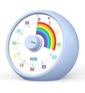 Visual Timer for Kids, 60-Minute Countdown Timer for Classroom Office Kitchen, Desk Timer Kids Ti...