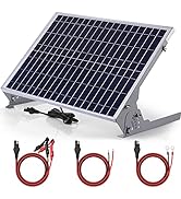 SUNER POWER 12V Solar Battery Charger Maintainer, Waterproof 30W Solar Trickle Charger, High Effi...