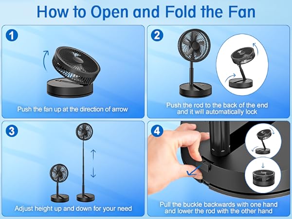 How to Open and Fold the Fan