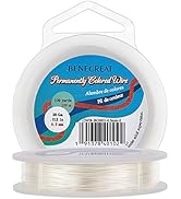 BENECREAT 28 Gauge Silver Copper Wire 328 Feet Jewelry Craft Wire Tarnish Resistant Coil Wire Thi...
