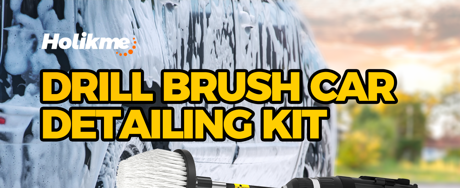 Drill Brush Attachment Set