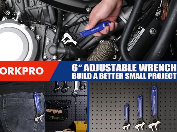 Adjustable Wrench Set 6 inch