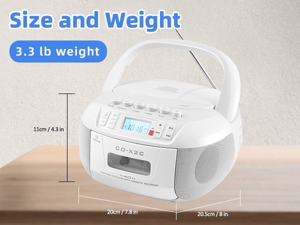 CD and Cassette Player