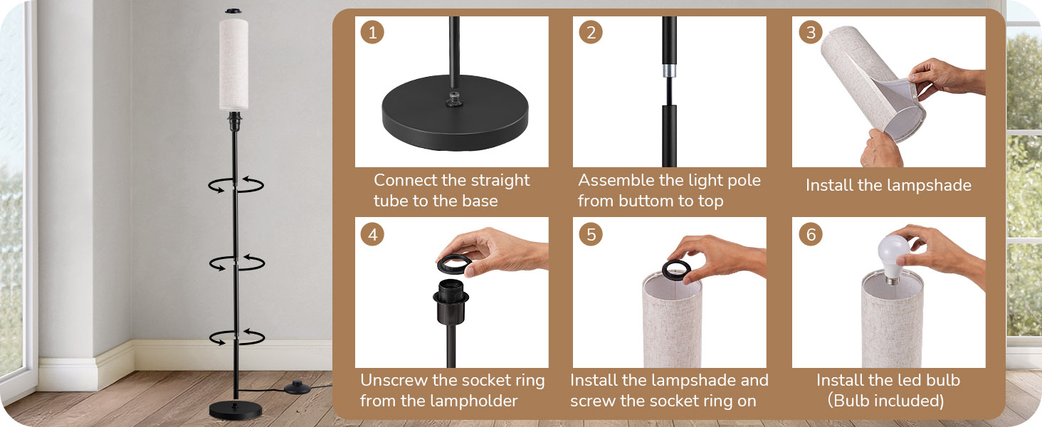 Modern Floor Lamp for Living Room