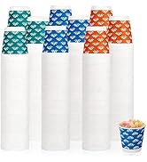 [1200 Pack] 3oz Paper Cups, Disposable Bathroom Cups, Small Mouthwash Cups, Espresso Cups, Orange...