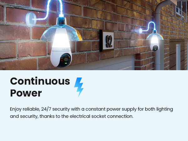 SL300 Lorex 2K Wi-Fi Smart Lightbulb Camera