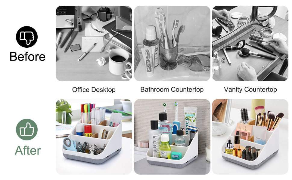 countertop bathroom orgainzer