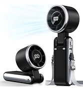 Bearwind Portable Handheld Turbo Fan - 5 Gear High Speed 4000mAh Rechargeable Mini Personal Hand ...