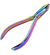G.S Multi Color Rainbow Titanium Aderer 3 Jaw Pliers Wire Bending and Loop Forming Pliers