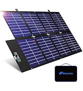 Nicesolar Foldable-Solar-Panel 200W for Portable Power Station, Portable Solar Panel for Outdoor ...
