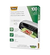 Fellowes Thermal Laminating Pouches, 5mil Letter Size Sheets, 9 x 11.5, 100 Pack, Clear (5743501)?