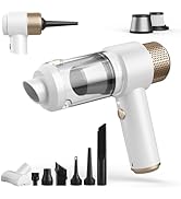 Vizeusvac Car Vacuum Cleaner, 16000PA Mini Car Vacuum Cordless Powerful, 7 in 1 Portable Handheld...