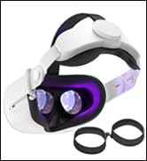 SUPERUS Head Strap &amp; Glasses Spacer Compatible with Oculus/Meta Quest 2 Accessories, Enhanced Com...