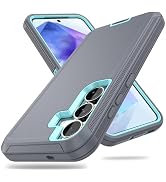 ACAGET Case for Samsung Galaxy Heavy Duty with Port Anti Dust Plug Matte Protective Phone Cases f...