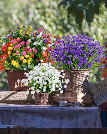 uv resistant artificial outdoor plants