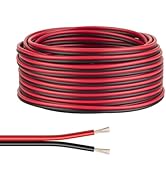 FCOB 20Gauge 2 Pin Single Color Flexible Extension Electrical Wire 32.8FT/10m, 2 Conductor Led St...