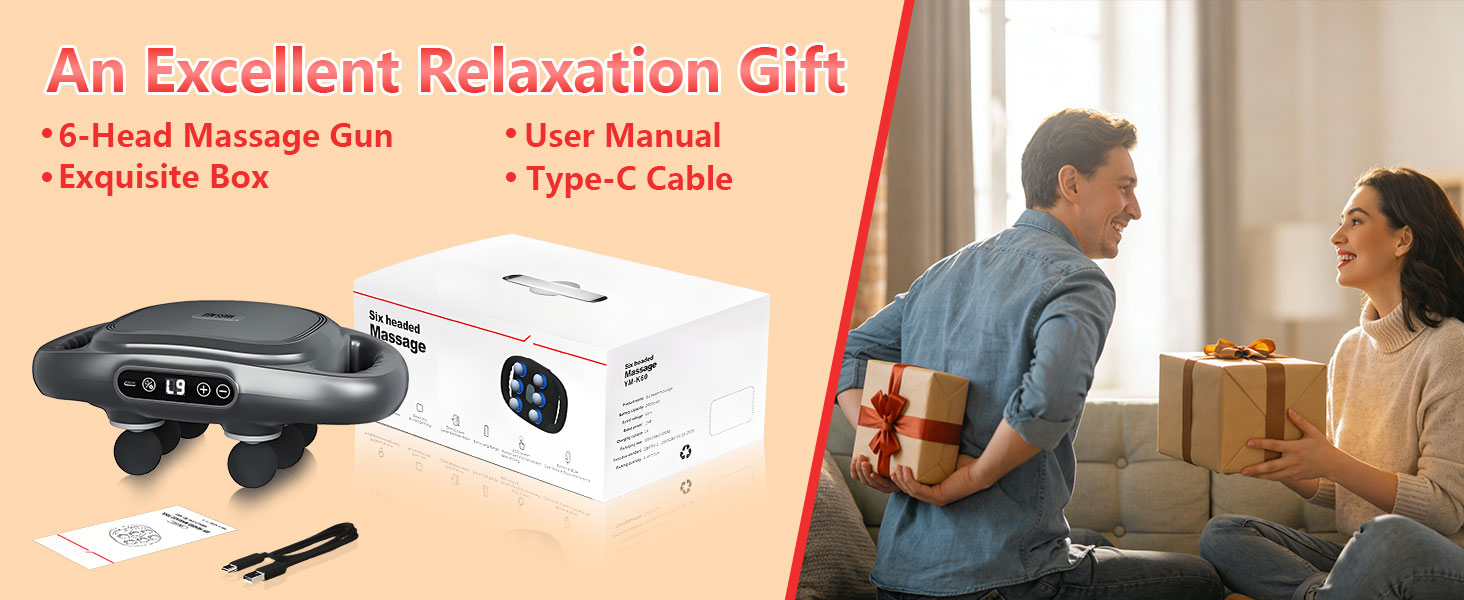 Deep tissue massage gun