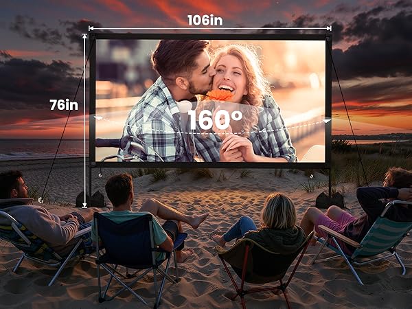 outdoor projector screen